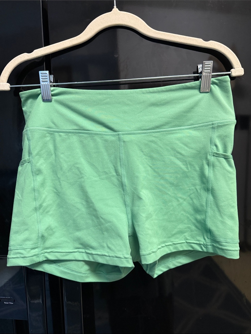 Free People Movement Women’s High-Waist Active Shorts - Mint Green
